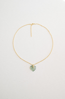 Nieves Mini Green Amethyst Necklace