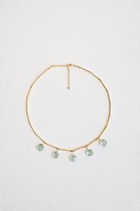 Rish Green Amethyst Necklace