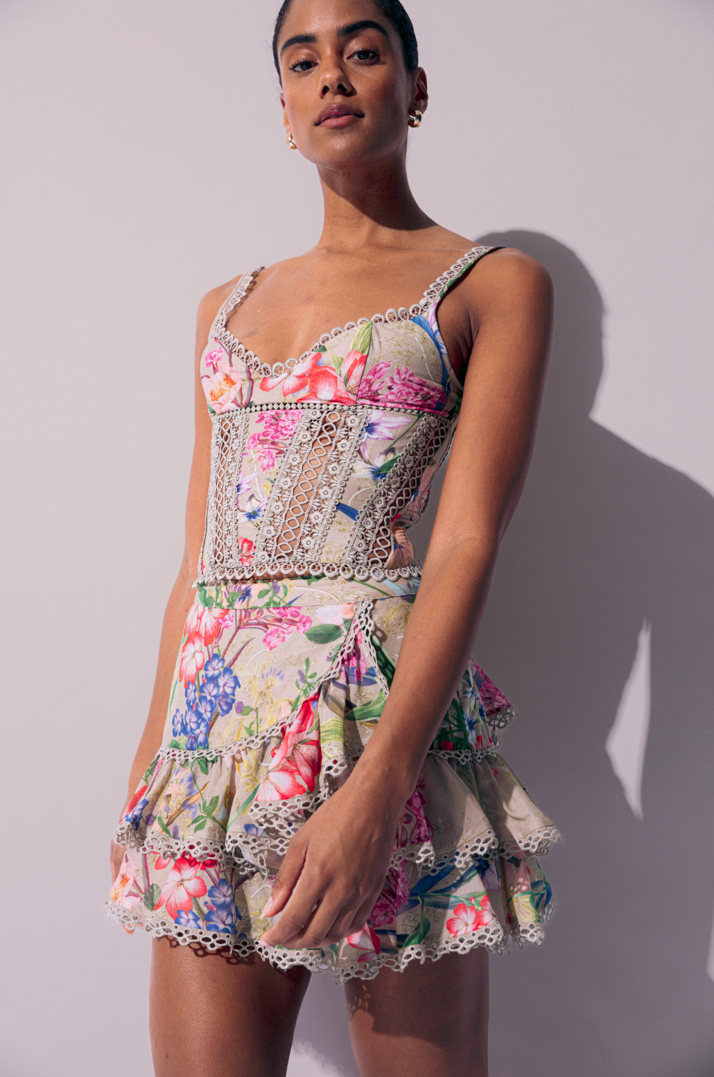 Fera Short Olive Skirt