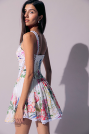 Gardenia White Mini Dress