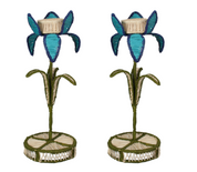 Lilly Candle Holder Set of Two
