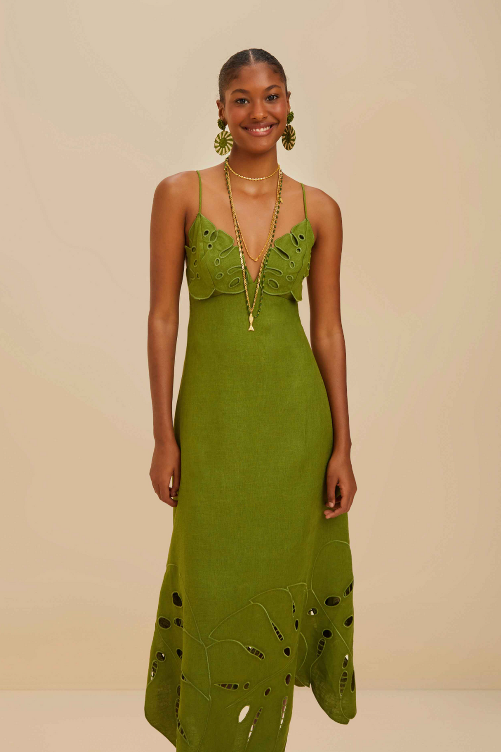 Monstera Midi Dress