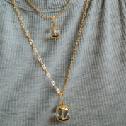 Lucky Prism Crystal Quartz Necklace