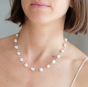 Patna White Necklace