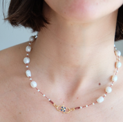 Patna White Necklace