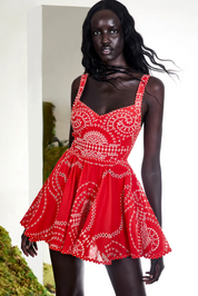 Birdie Red Short Dress