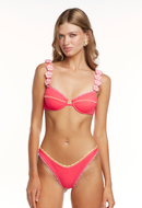 Lily Pink Flowers Bikini