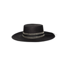 Mia Black Natural Embroidery Band