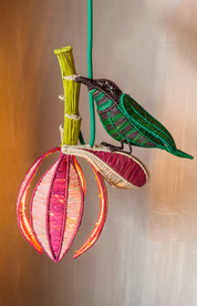 Bird Flower Lamp
