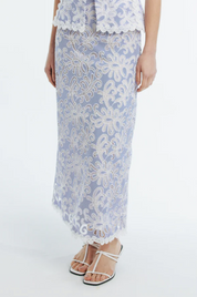 Nina Maxi Blue Skirt
