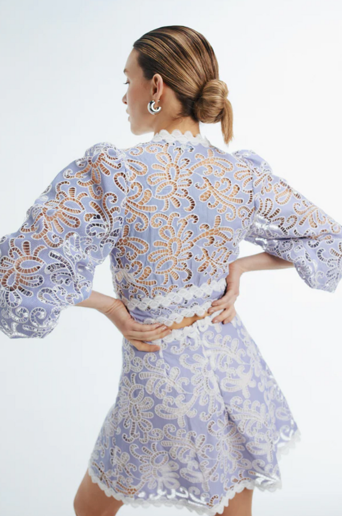 Cecil Blue Top