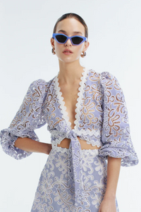 Cecil Blue Top