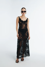 Contessa Black Maxi Dress