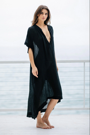 Tunisia Black Caftan