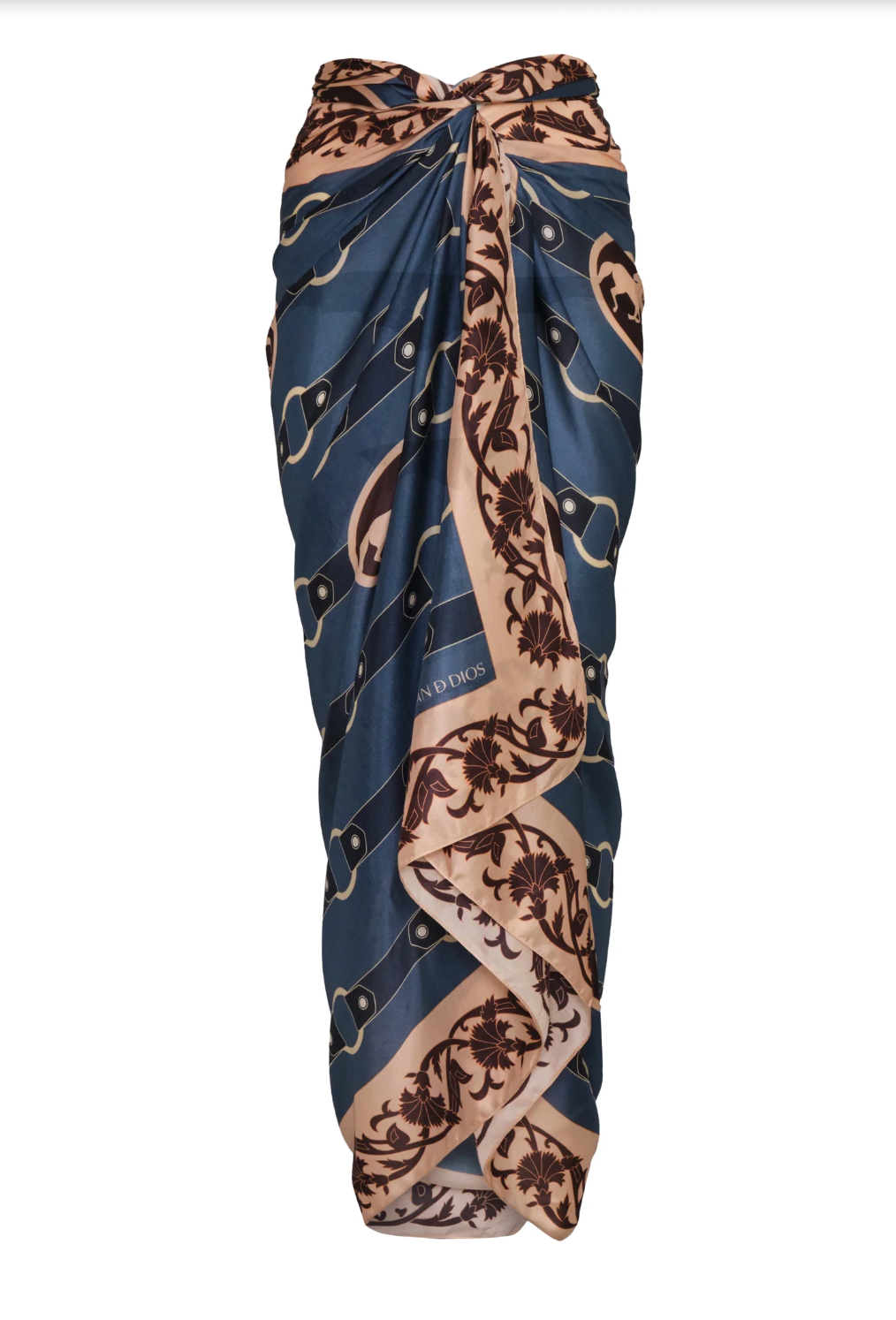 Blue Horse Reins Sarong