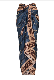 Blue Horse Reins Sarong