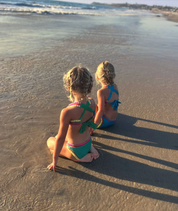 Green Rainbow Bikini Set