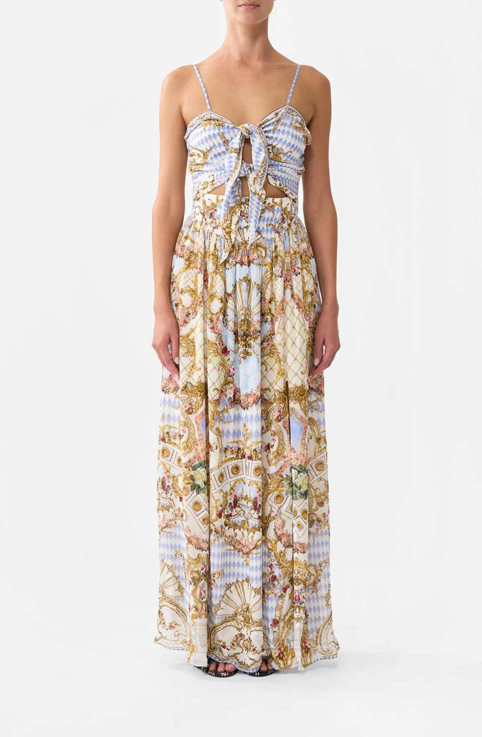 Double Tie Front Dress