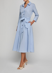 Ralphie Blue Midi Dress