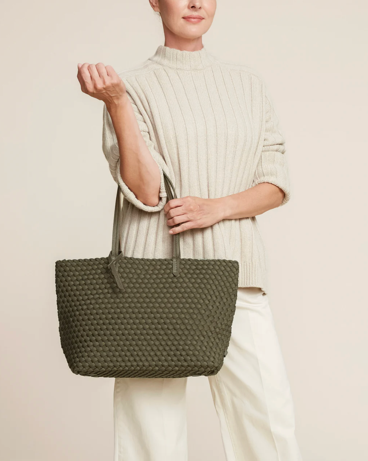 Olive Jetsetter Small  Tote Bag