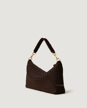 Chocolate Porto Small Half Moon Bag