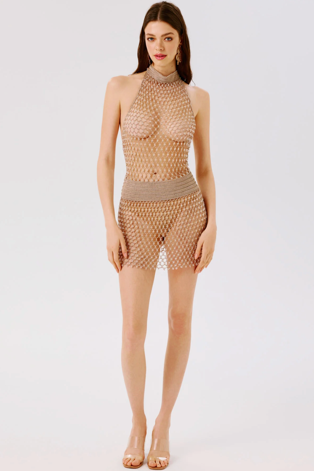 Lulu Hand Crocheted Mini Dress