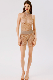 Lulu Hand Crocheted Mini Dress