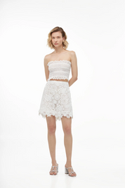 Iona Mini White Skirt