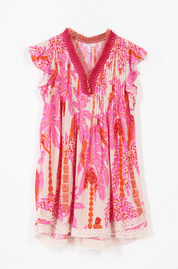 Pink Sasha Girls Mini Dress