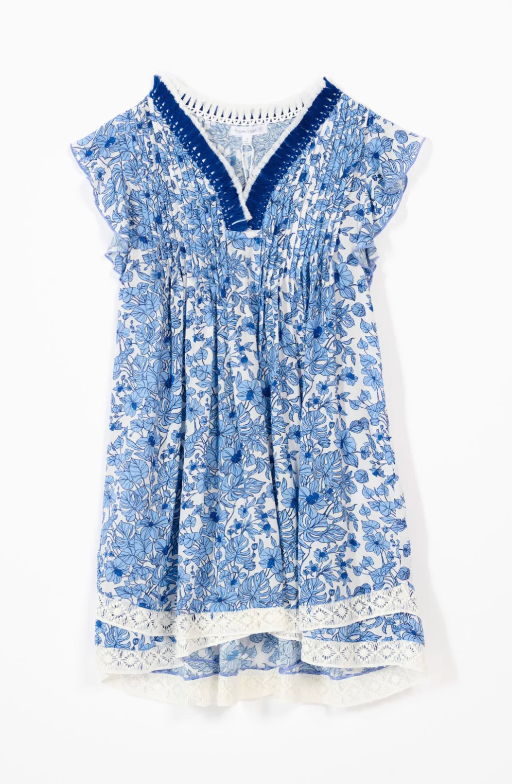 Blue Sasha Girls Mini Dress
