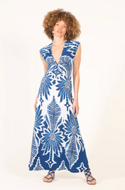 Navy Nova Long Dress