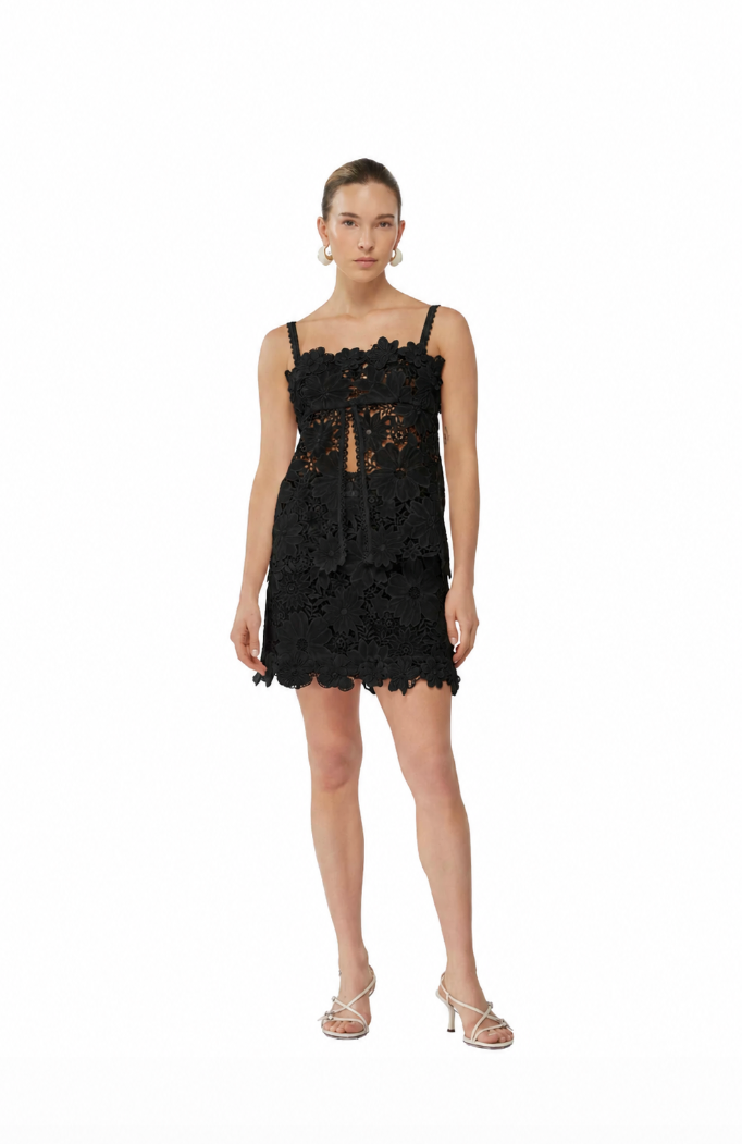 Magnolia Mini Black Skirt