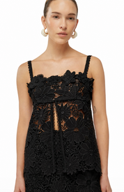 Magnolia Mini Black Skirt