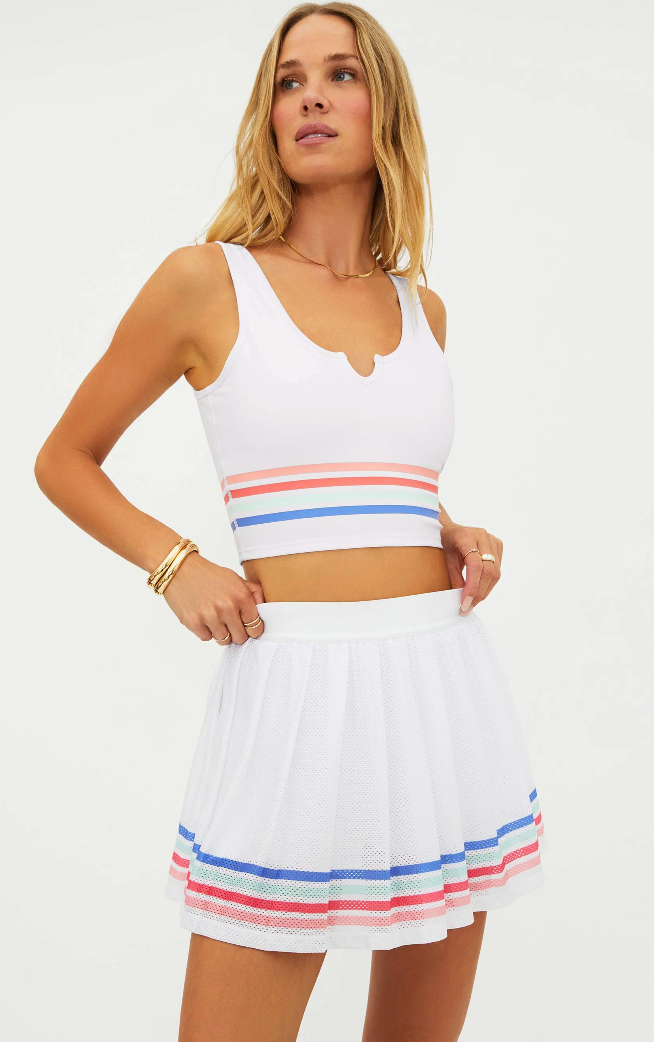 Irina Skirt Bright  White Horizon