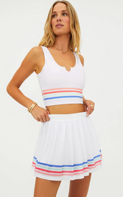 Irina Skirt Bright  White Horizon