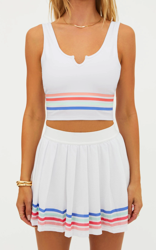Irina Skirt Bright  White Horizon