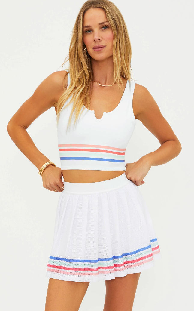 Irina Skirt Bright  White Horizon