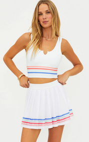 Irina Skirt Bright  White Horizon
