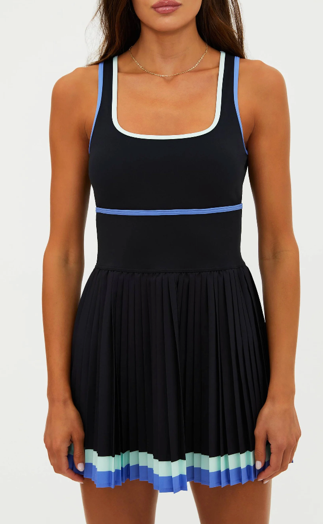Antonia Dress Sapphire Sea Colorblock