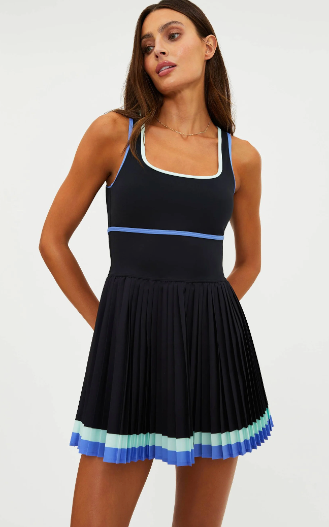 Antonia Dress Sapphire Sea Colorblock