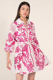 Pink Conti Mini Dress