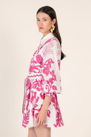 Pink Conti Mini Dress