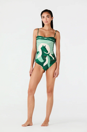 Green Horses One Piece