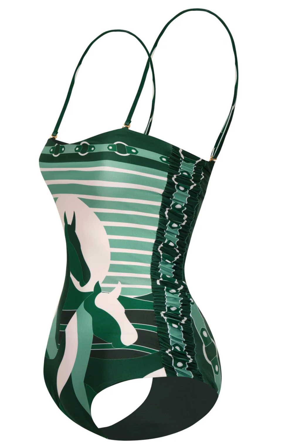 Green Horses One Piece