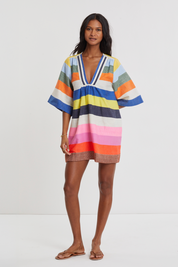 Belkis V Neck Caftan