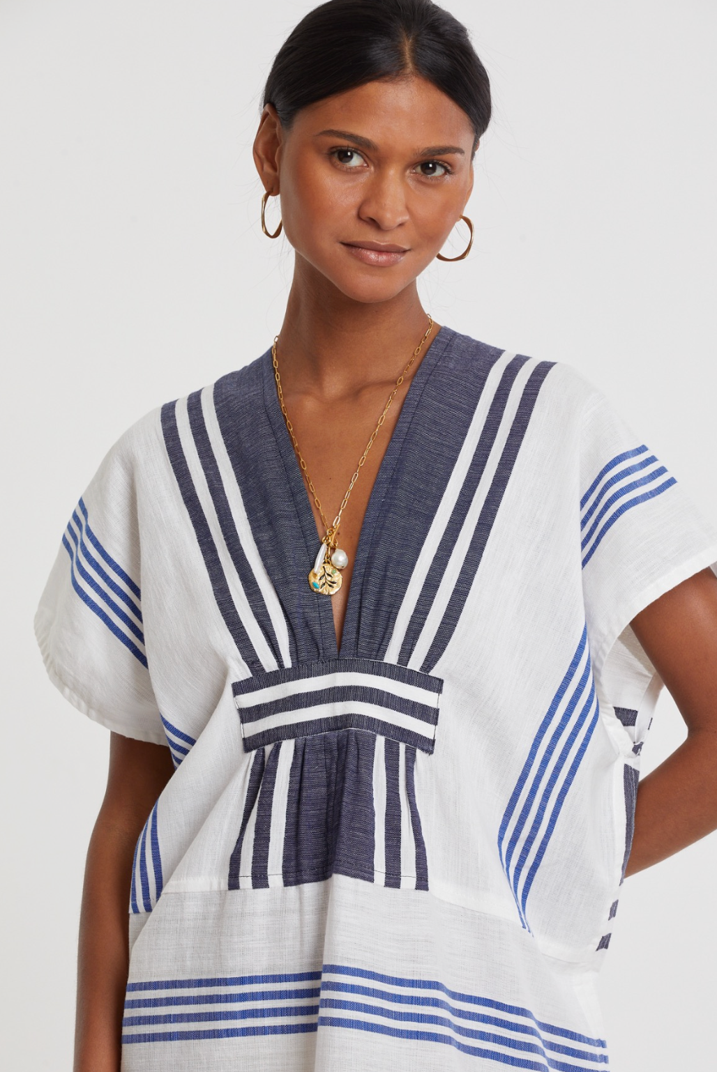 Gasira V Neck Caftan