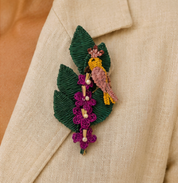 Orchid Brooch