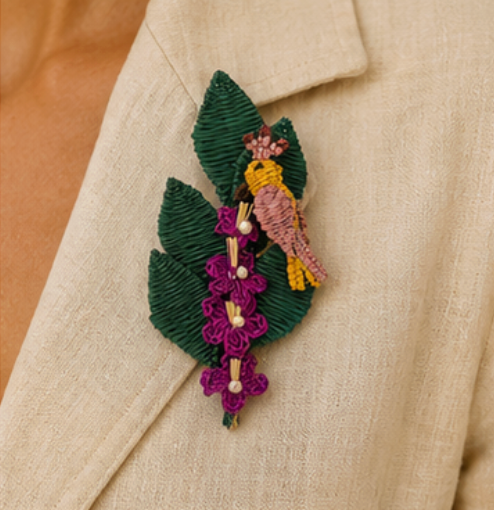 Orchid Brooch