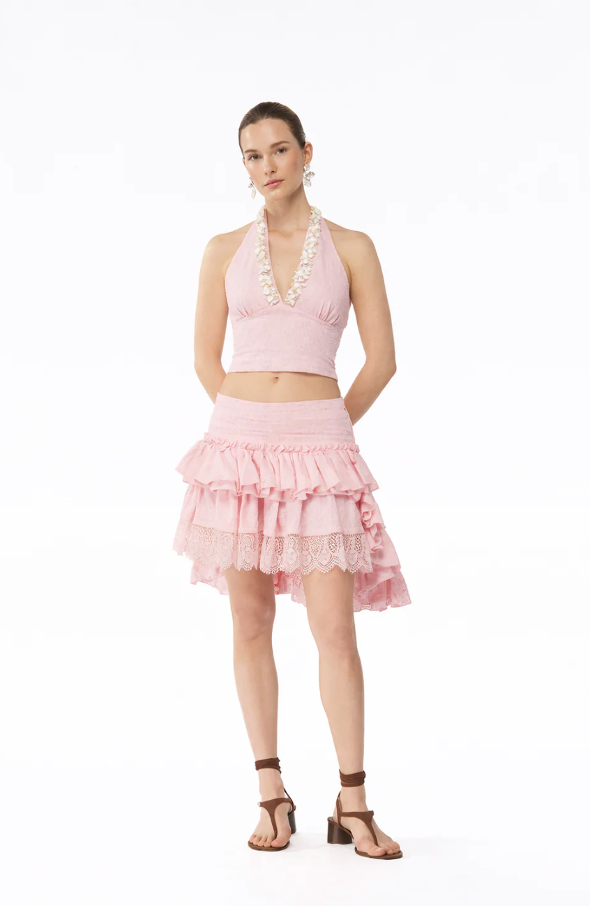 Kiara Mini Pink Skirt