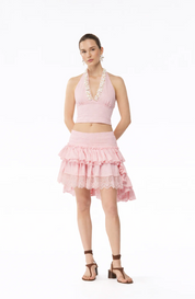 Kiara Mini Pink Skirt